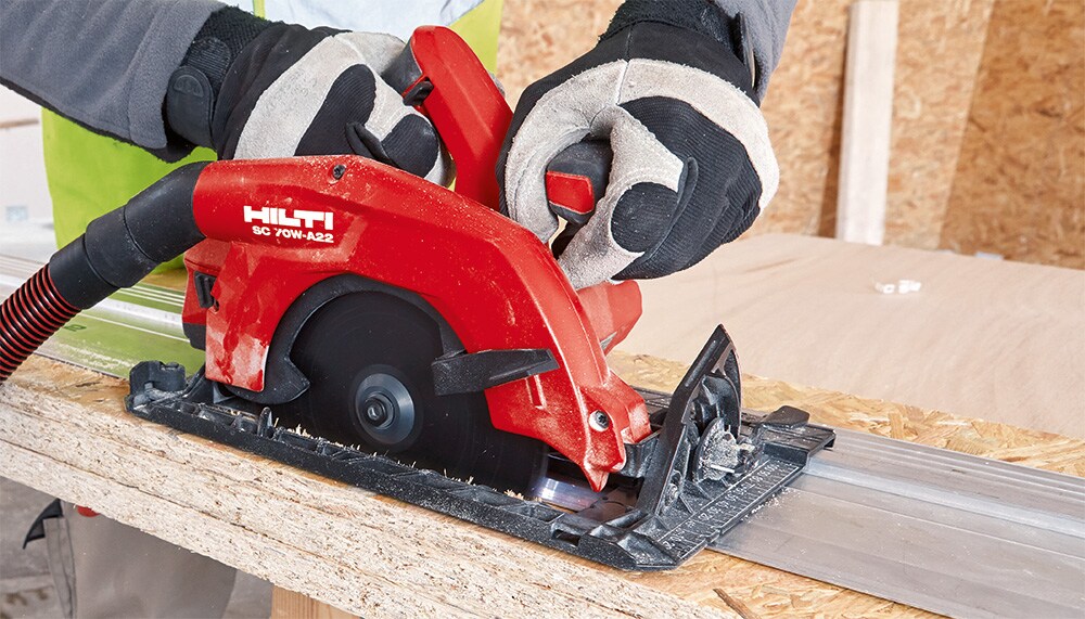 Cutting wood