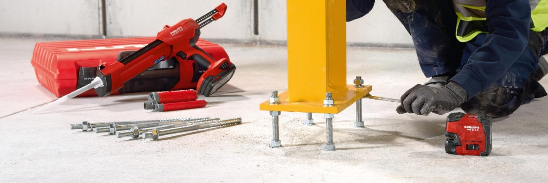 Anchor installation with SafeSet system