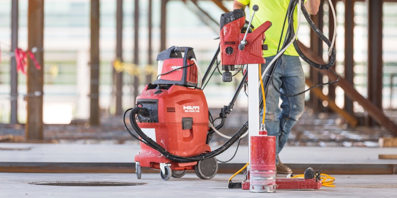 Hilti diamond concrete coring
