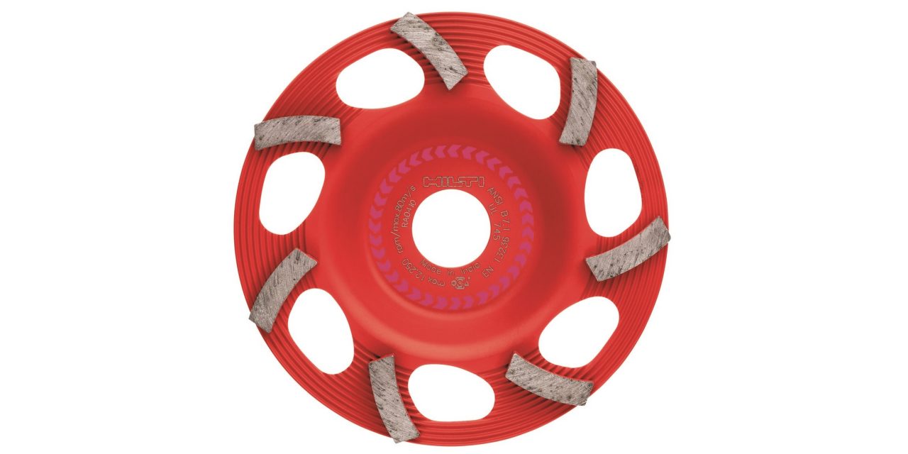Hilti SPX universal diamond grinding cup wheel with coating