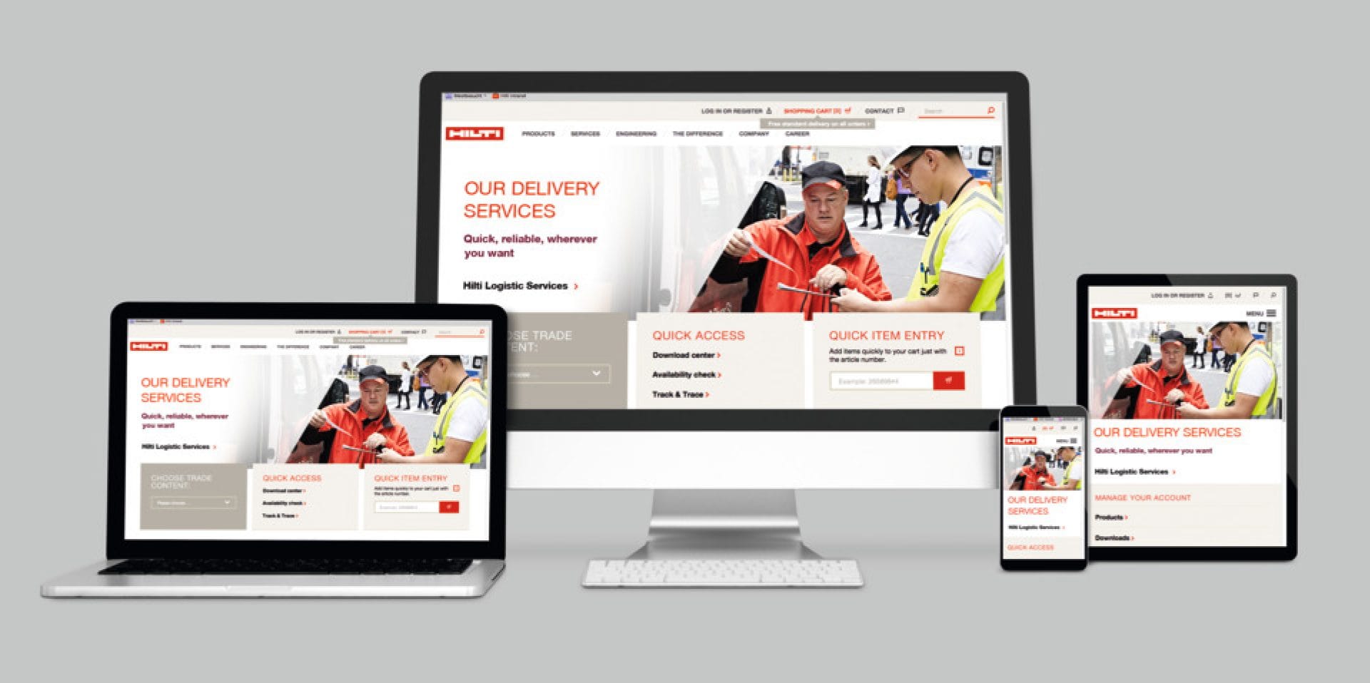 Hilti Website