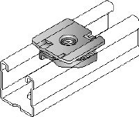 Go to slide 4 of 8: MQA-S Pipe clamp saddle Galvanised pipe clamp saddle for connecting threaded components to MQ/HS channels