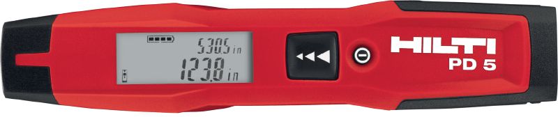 PD 5 Laser meter Easy-to-use laser meter for distance measurements up to 100 m