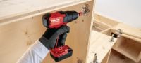 SF 2-A12 Cordless drill driver Subcompact-class 12V brushless drill driver for when you need access, low weight and high control Applications 1