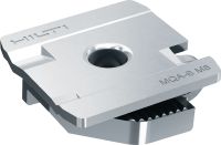 Go to slide 2 of 8: MQA-S Pipe clamp saddle Galvanised pipe clamp saddle for connecting threaded components to MQ/HS channels