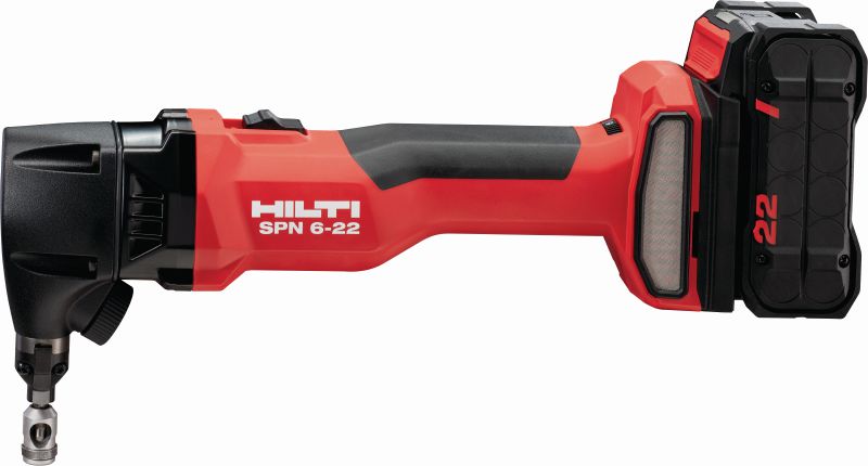 SPN 6-22 CN Cordless nibbler High-capacity cordless nibbler for cutting sheet metal and profiles with more speed and minimal distortion (Nuron battery platform)