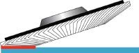 Go to slide 2 of 4: AF-D SP Convex flap disc Premium fibre-backed convex flap discs for rough to fine grinding of stainless steel, steel and other metals