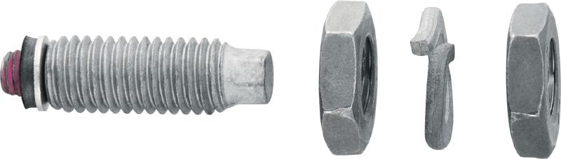 Electrical connector S-BT-EF Threaded Stud Threaded screw-in stud (Carbon Steel, Whitworth thread) for electrical connections on steel in mildly corrosive environments