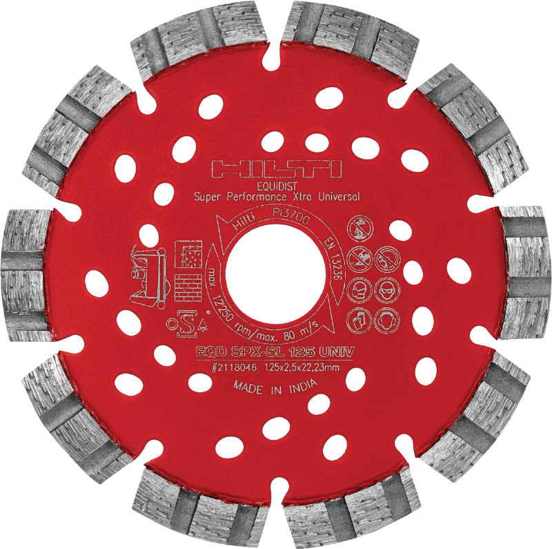 Image 1 of 2: SPX-SL Universal diamond blade Ultimate diamond blade with Equidist technology for slitting in different base materials