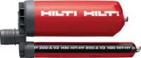HIT-HY 200-A V3 adhesive anchor Ultimate-performance injection mortar – fast-cure adhesive anchor approved for structural base plate anchoring and post-installed reinforcing bar connections in concrete