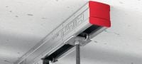 Go to slide 8 of 8: MQA-S Pipe clamp saddle Galvanised pipe clamp saddle for connecting threaded components to MQ/HS channels Applications 4
