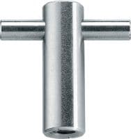 HCX-R cast-in socket (stainless steel, A4) Stainless steel cast-in socket for fastening louvres and cladding to concrete, MEP services, or access walkways for tunnels in highly corrosive environments