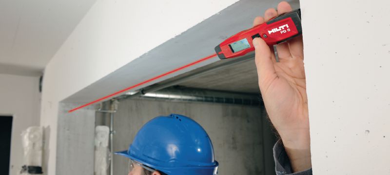 PD 5 Laser meter Easy-to-use laser meter for distance measurements up to 100 m Applications 1