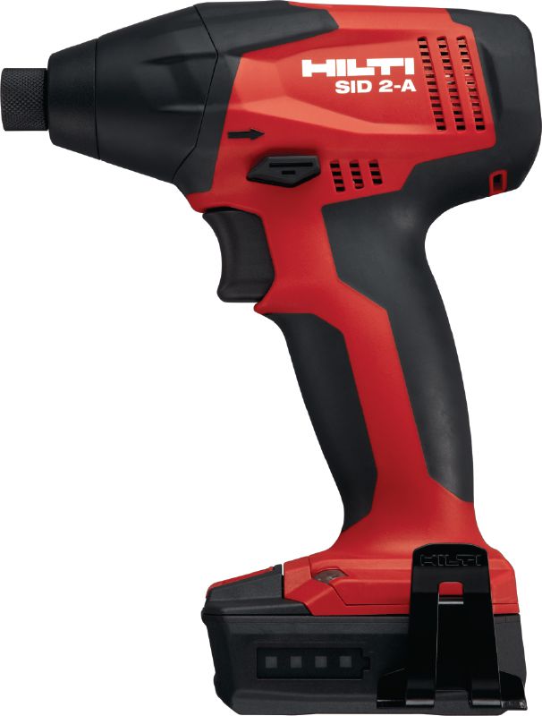 SID 2-A Cordless impact driver Subcompact-class 12V cordless impact driver with 1/4'' hexagonal chuck for light-duty work