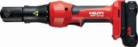 NPR 19-22 Pipe press tool Compact, light and fast cordless inline press tool compatible with interchangeable 19 kN press jaws (Nuron battery platform)