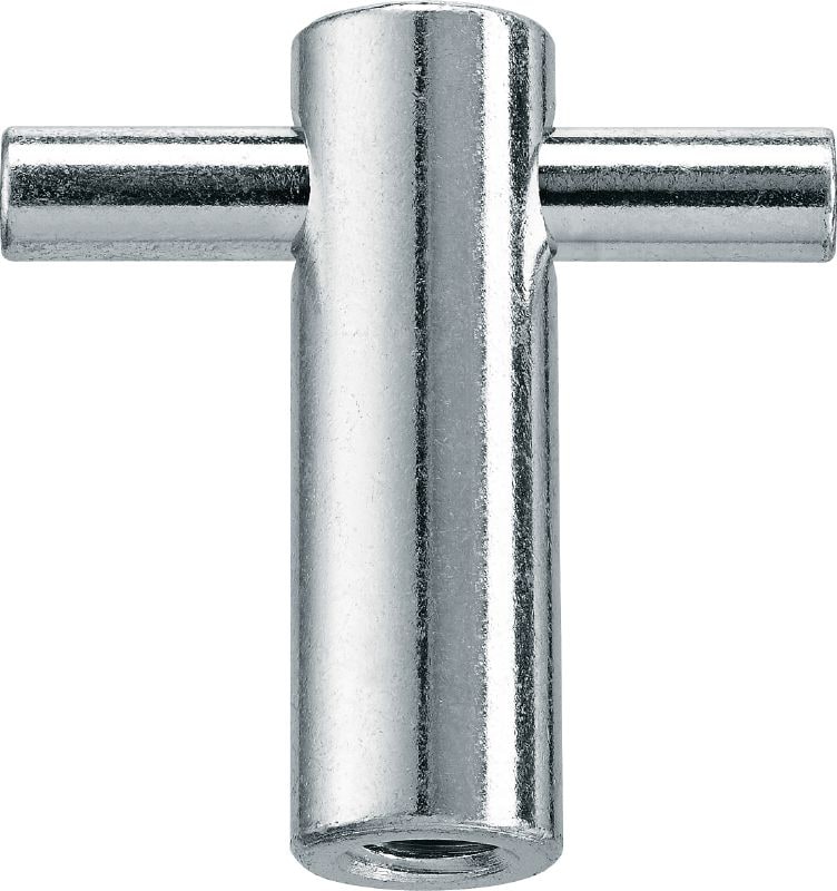 HCX-R cast-in socket (stainless steel, A4) Stainless steel cast-in socket for fastening louvres and cladding to concrete, MEP services, or access walkways for tunnels in highly corrosive environments